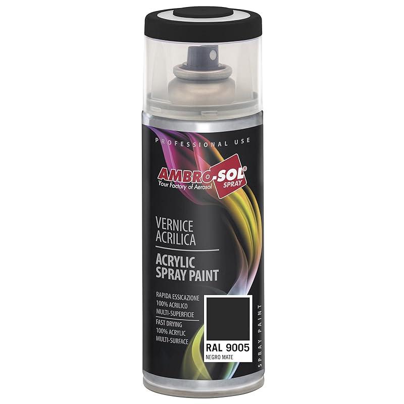 Mi opinión sobre la pintura acrílica negra mate Ambro-Sol de 400 ml.