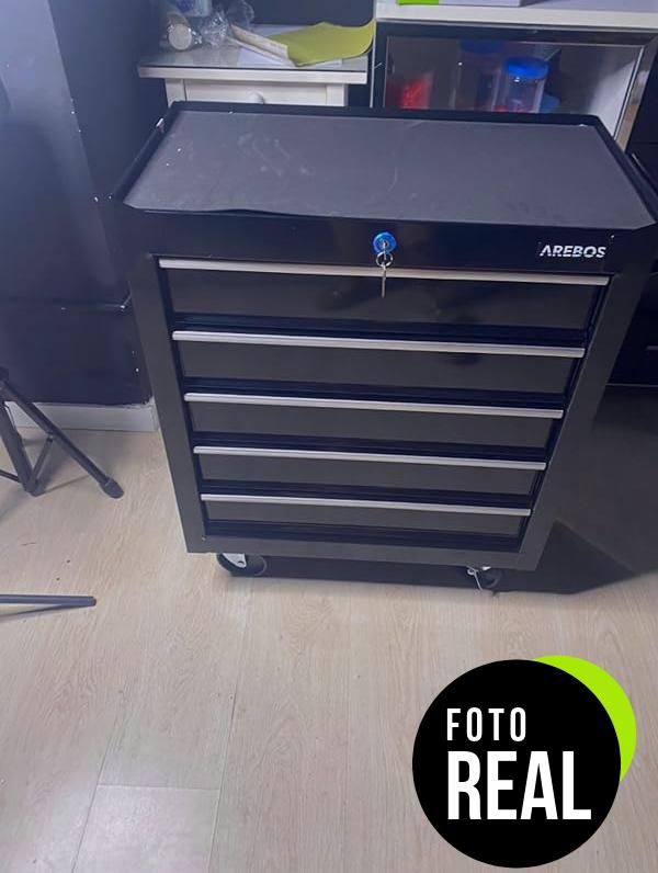 arebos-carro-herramientas-5-cajones-negro-foto-3