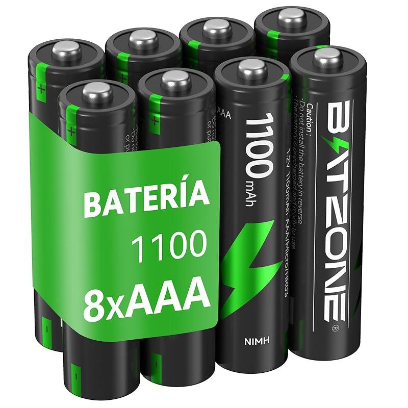 Mi opinión sobre las pilas recargables BATZONE 8 x AAA.