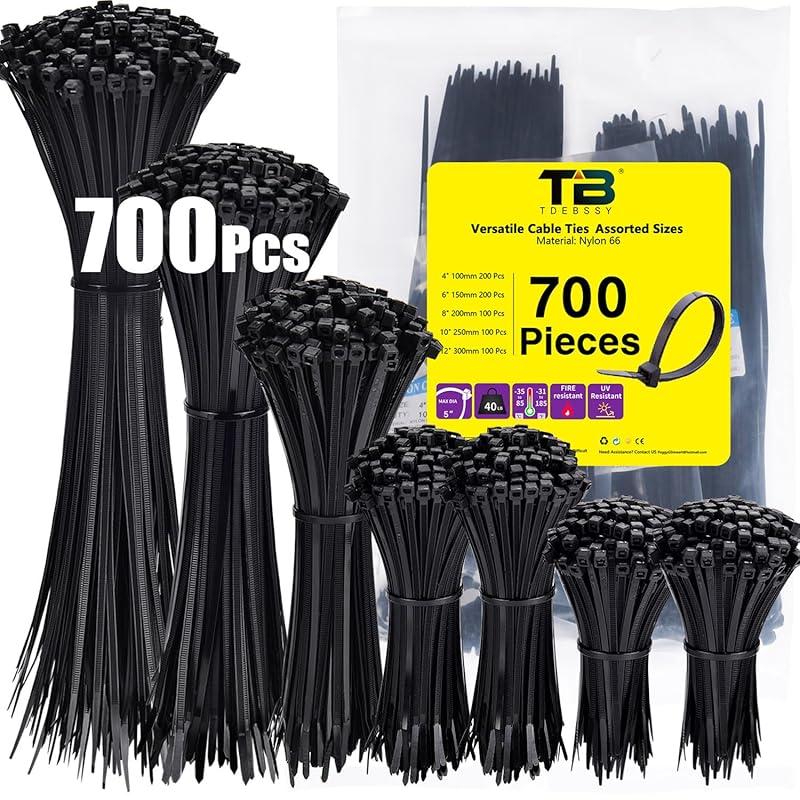 Mi opinión sobre las bridas de plástico para cables: 700 piezas muy útiles.
