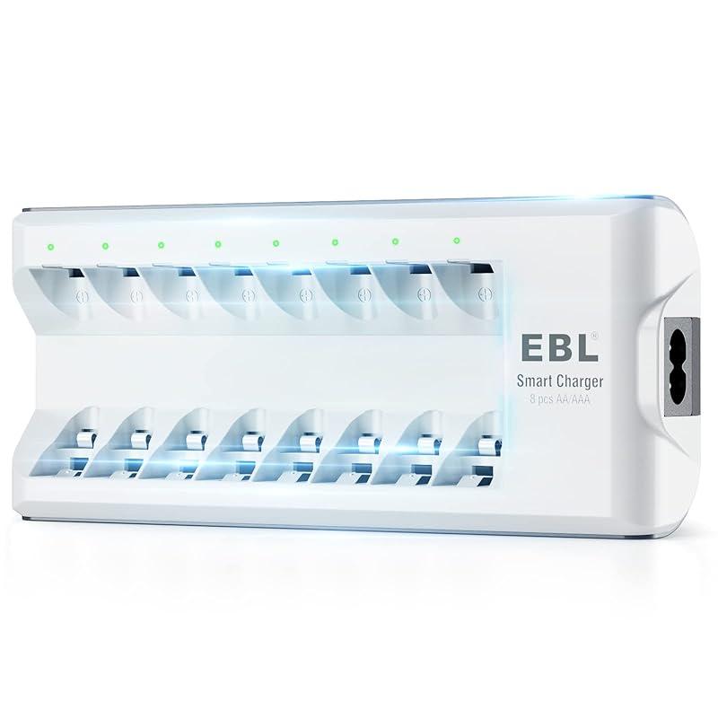 Mi experiencia con el cargador EBL de 8 ranuras: ¿vale la pena?
