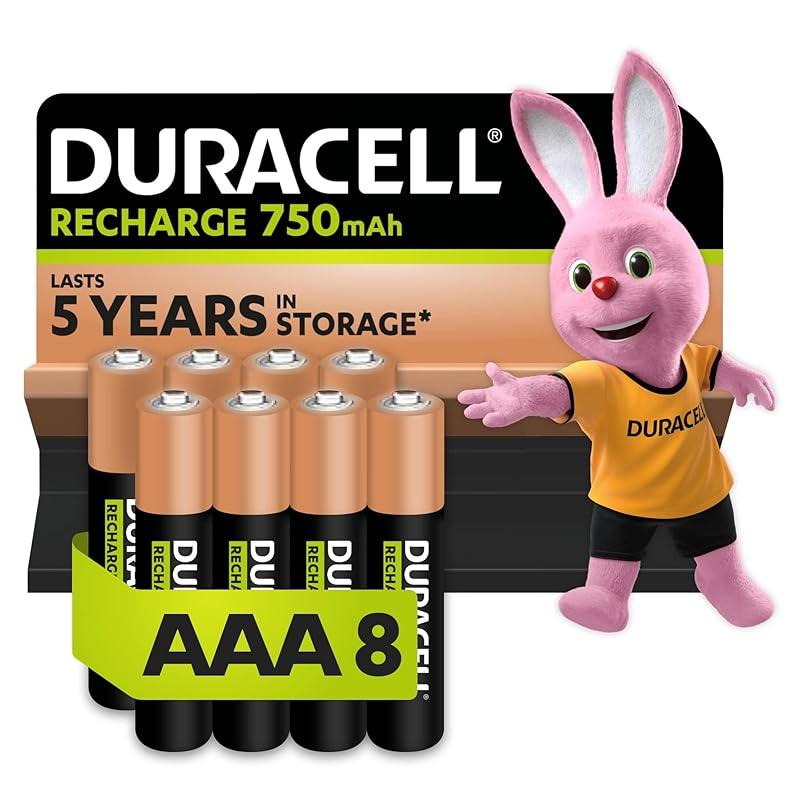 Mi experiencia con las pilas recargables Duracell AAA 8pack.