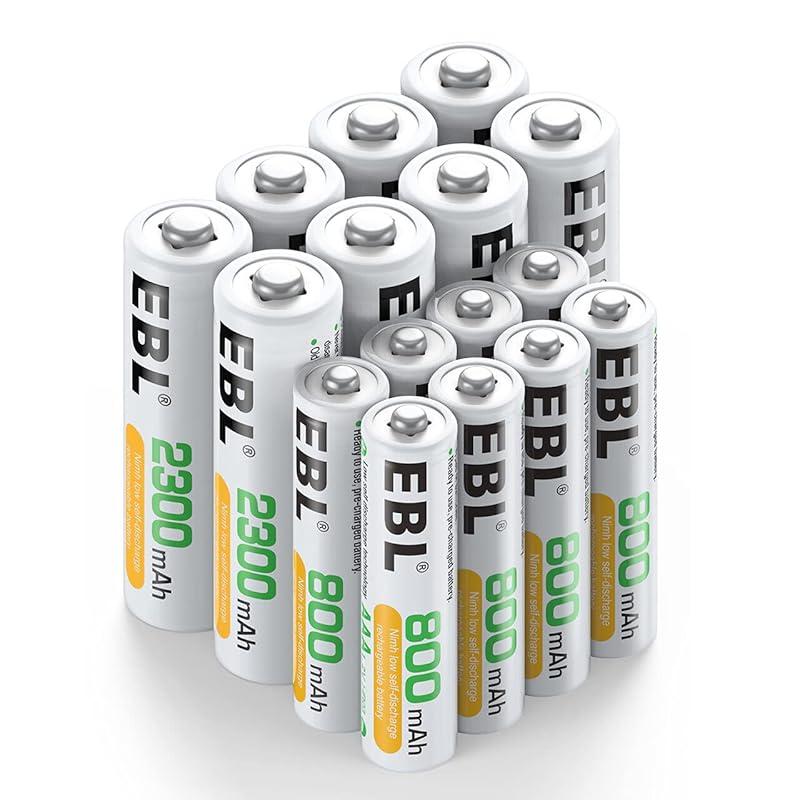 Mi opinión sobre las pilas recargables EBL de 16 piezas.