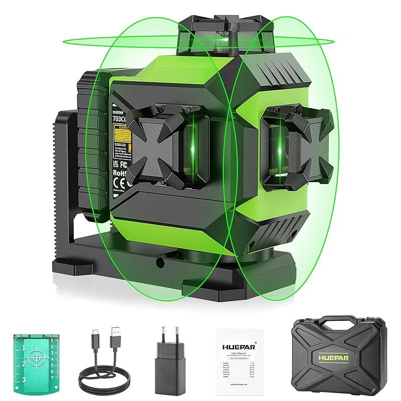 Mi opinión sobre el Huepar Nivel Láser 3D de 12 líneas.