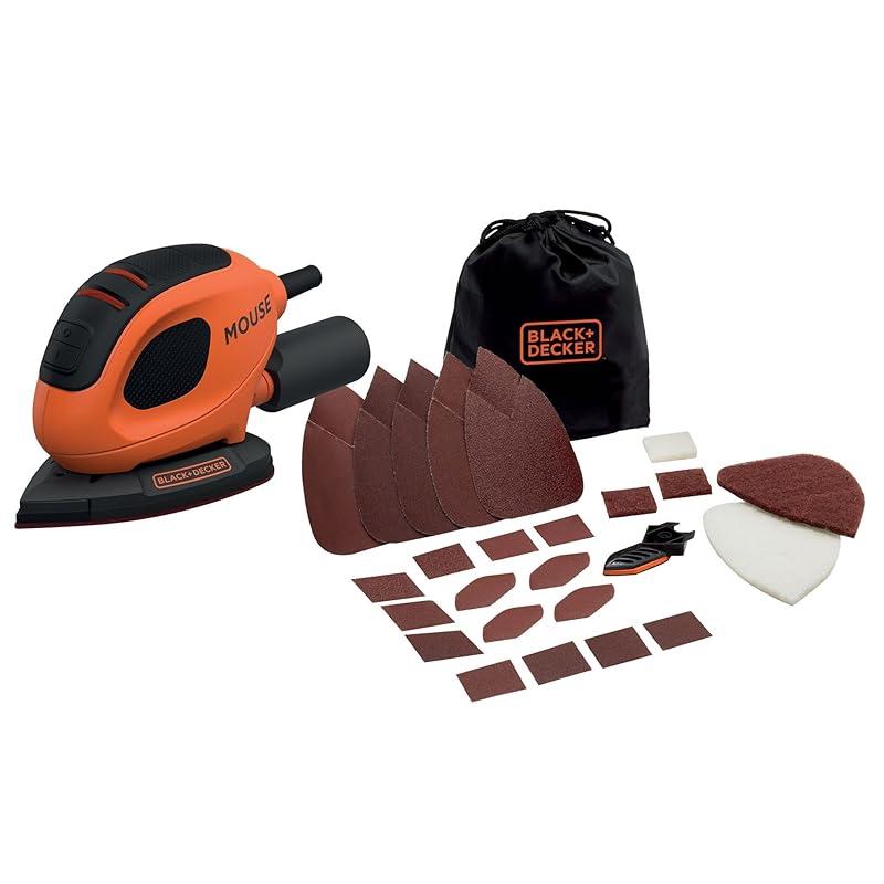 Mi experiencia con la lijadora Black+Decker Mouse y sus 10 accesorios.