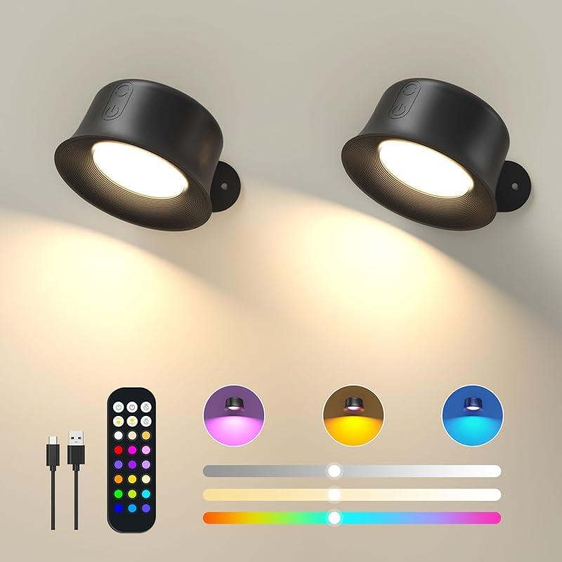 Mi experiencia con las luces de pared LED RGB de 18 colores.