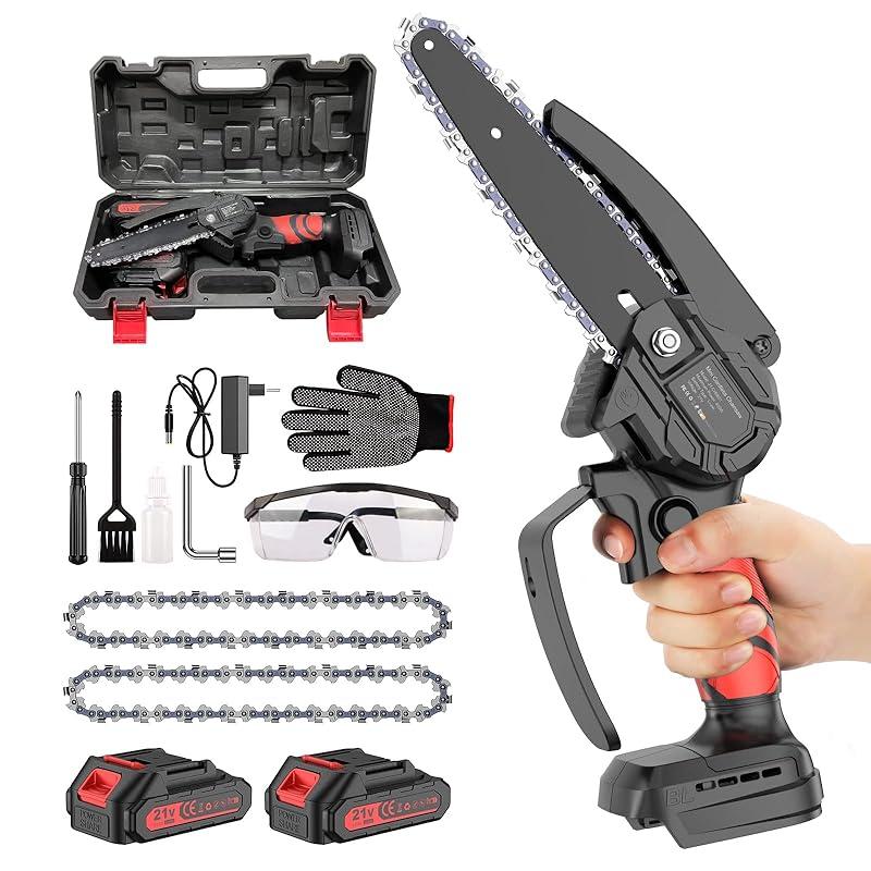 Mi opinión sobre la Mini Motosierra Batería 6 Pulgadas para jardín.