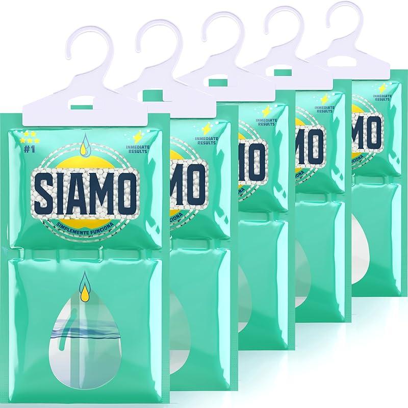 Mi experiencia con el Pack 5 Bolsas Deshumidificador Percha: ¡muy efectivas!