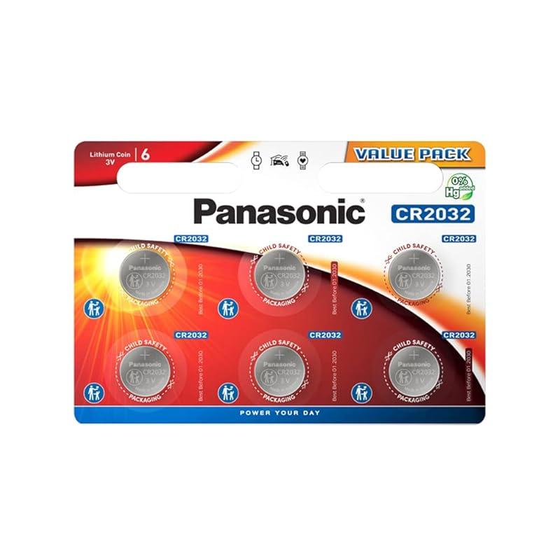 Mi experiencia con las pilas botón litio Panasonic CR2032 en 6 unidades.
