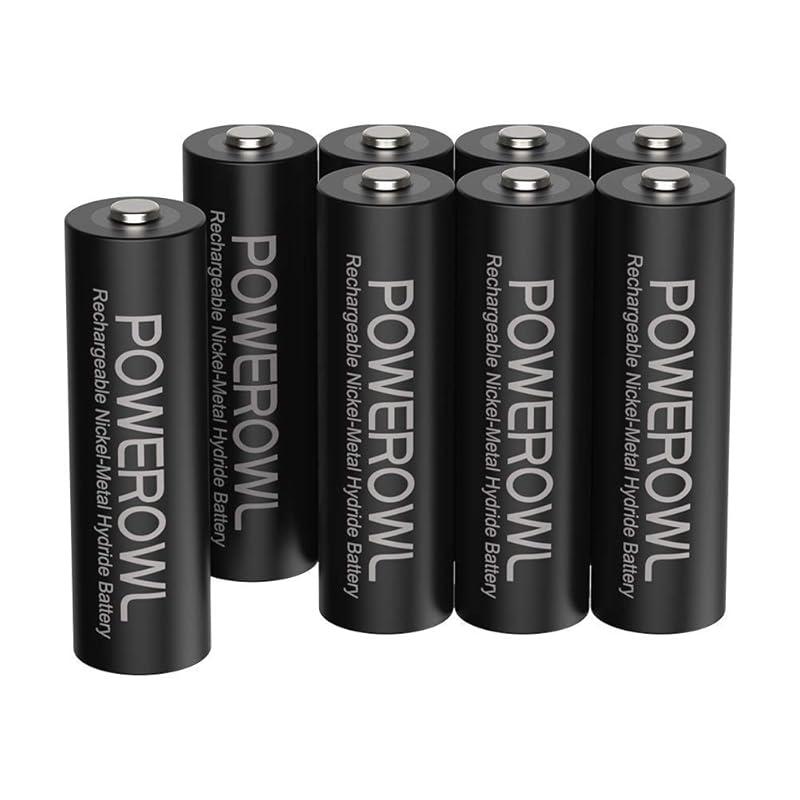 Mi opinión sobre las pilas recargables Powerowl de 8 piezas.