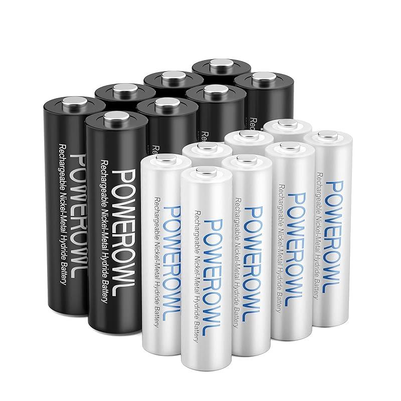 Mi opinión sobre las pilas recargables POWEROWL de 16 piezas.